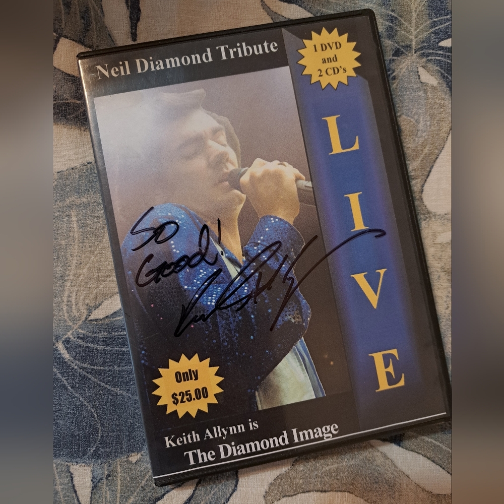 NEIL DIAMOND TRIBUTE KEITH ALLYNN 2 CDS AND 1 DVD